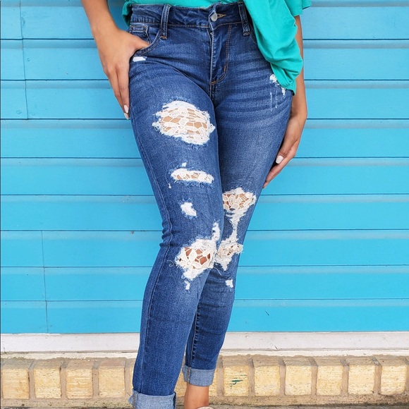 Judy Blue Denim - 🚨Destash Markdown Just Add Lace Judy Blue Jeans